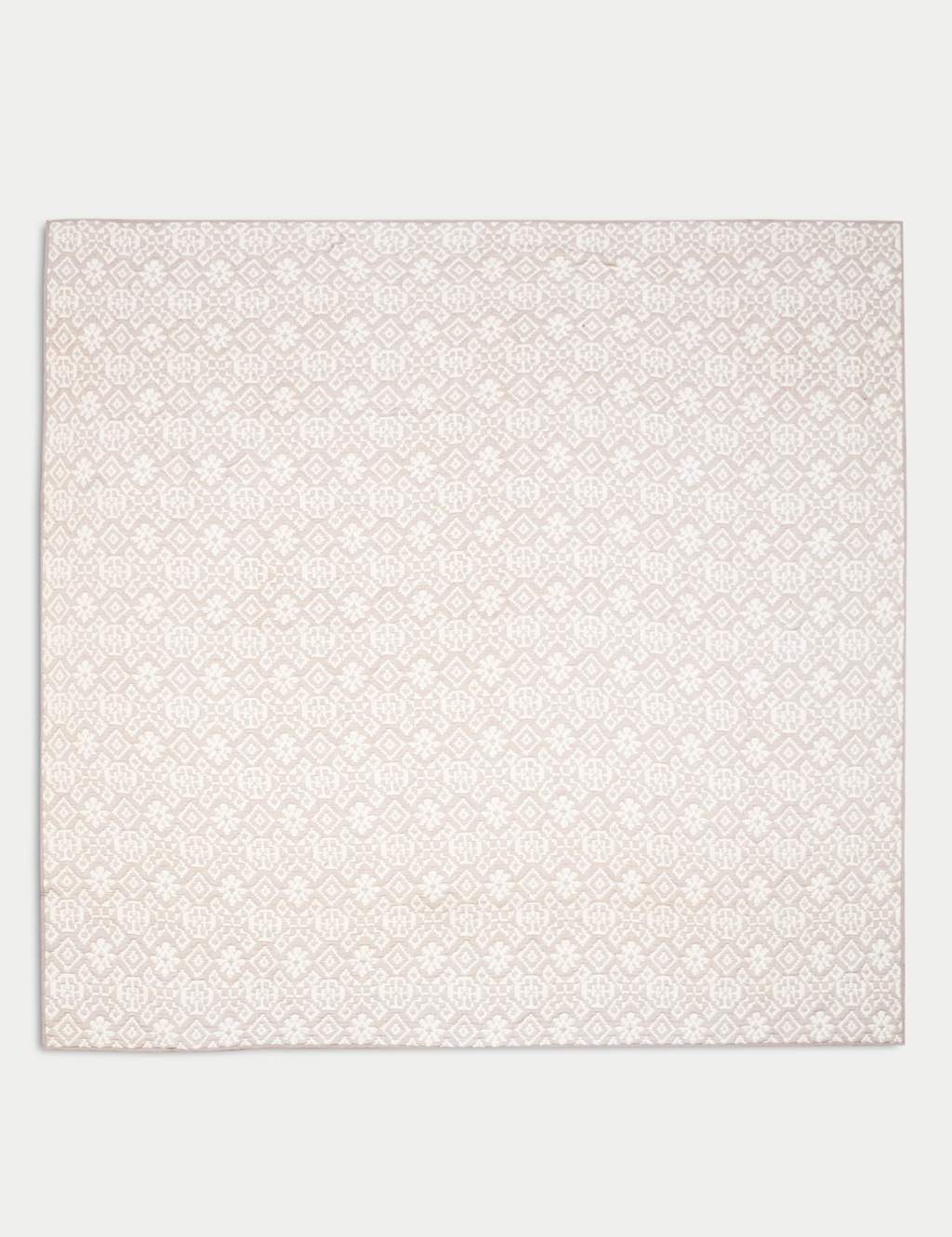 Pure Cotton Ikat Geometric Bedspread 3 of 4