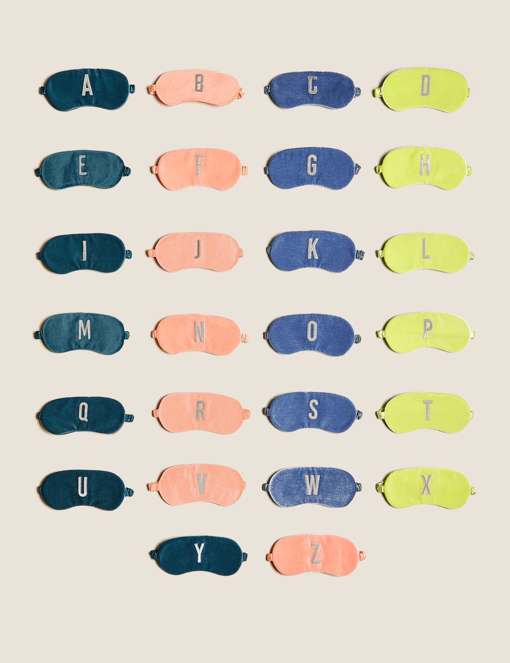 Alphabet Eye Mask 5 of 5