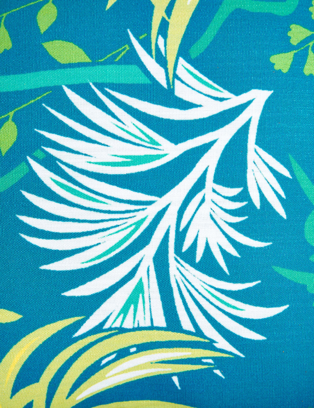 Set of 2 Leaf Print Outdoor Cushions 4 of 10