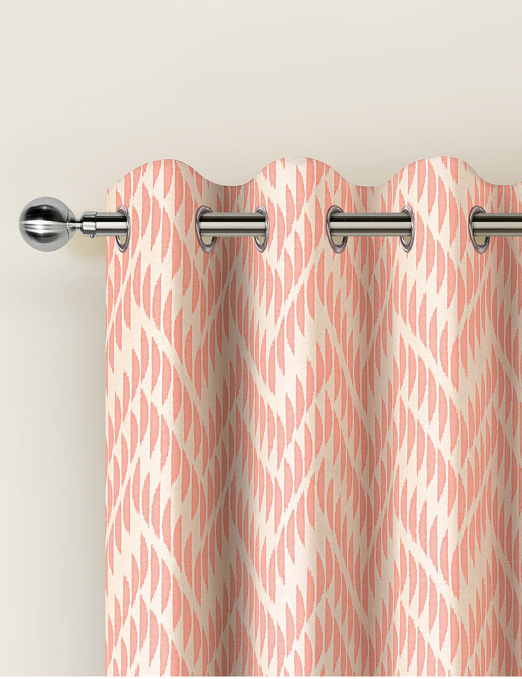 Crescent Chevron Eyelet Curtains 2 of 2