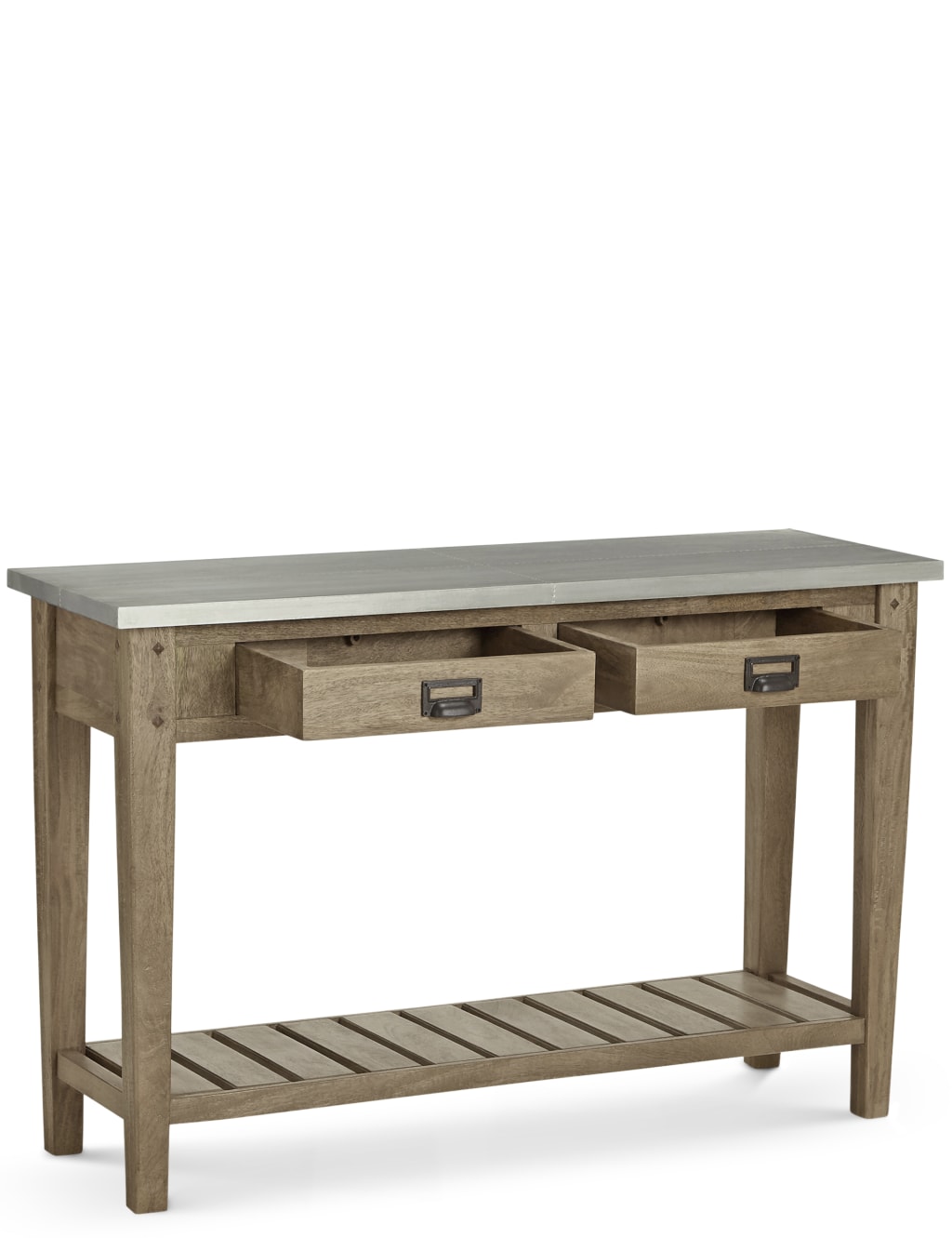 Sanford Console Table Metal Top 3 of 7