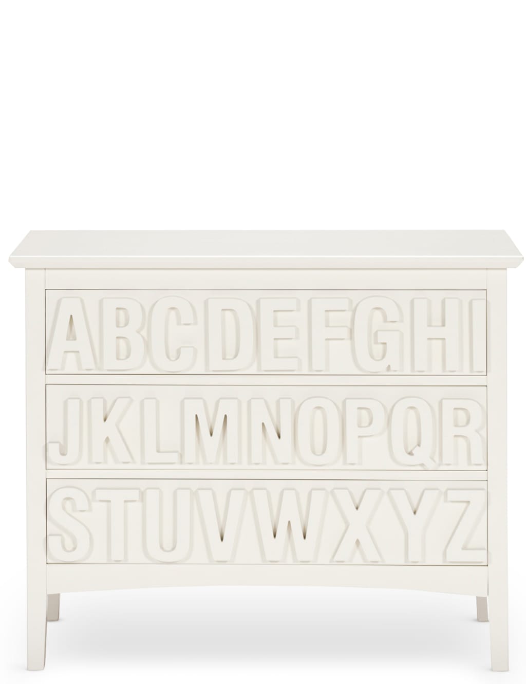 Hastings Ivory ABC 3 Drawer Chest 1 of 6