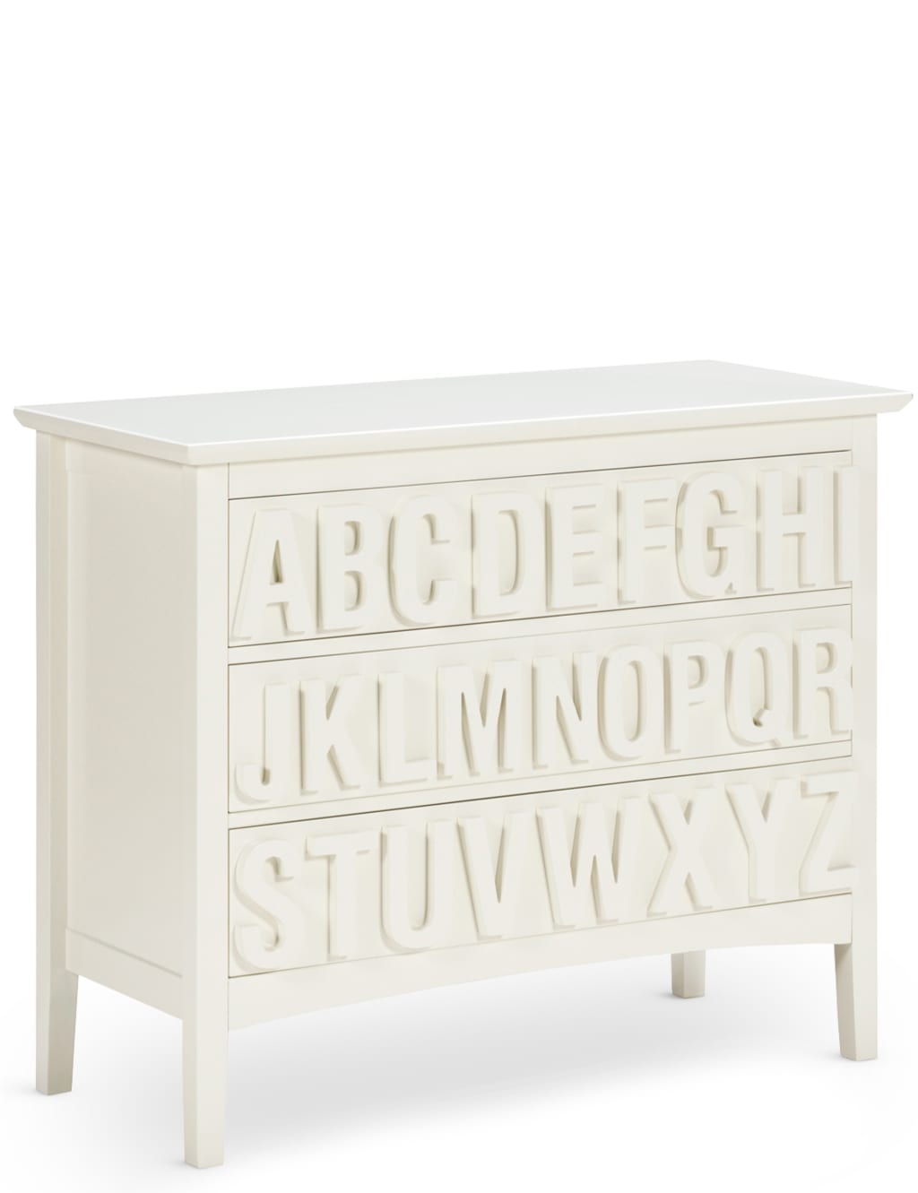 Hastings Ivory ABC 3 Drawer Chest 2 of 6