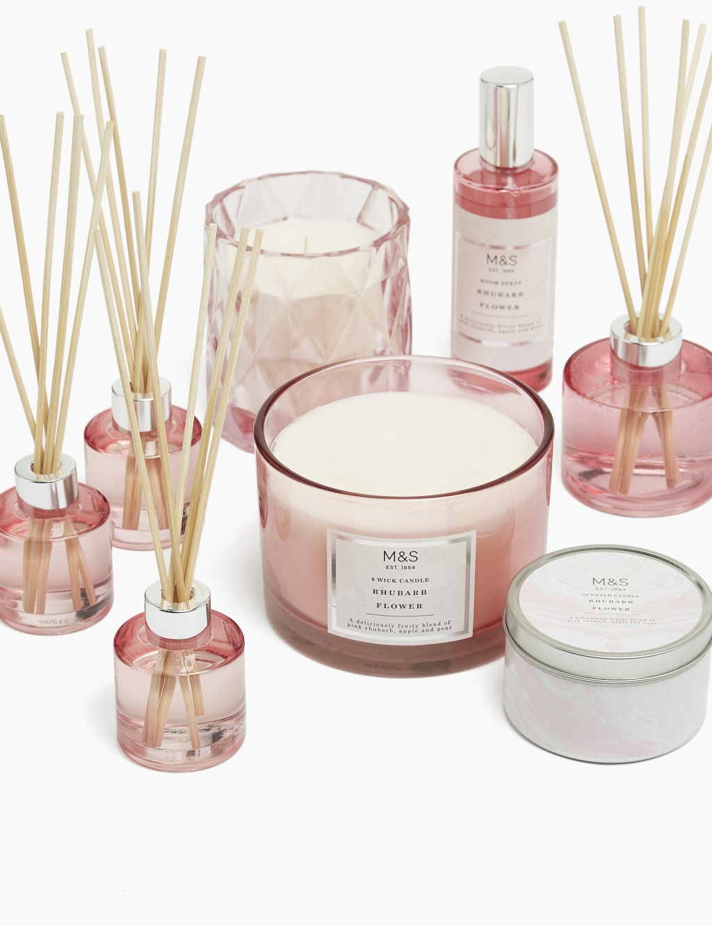 Rhubarb Flower Lustre Candle 4 of 5