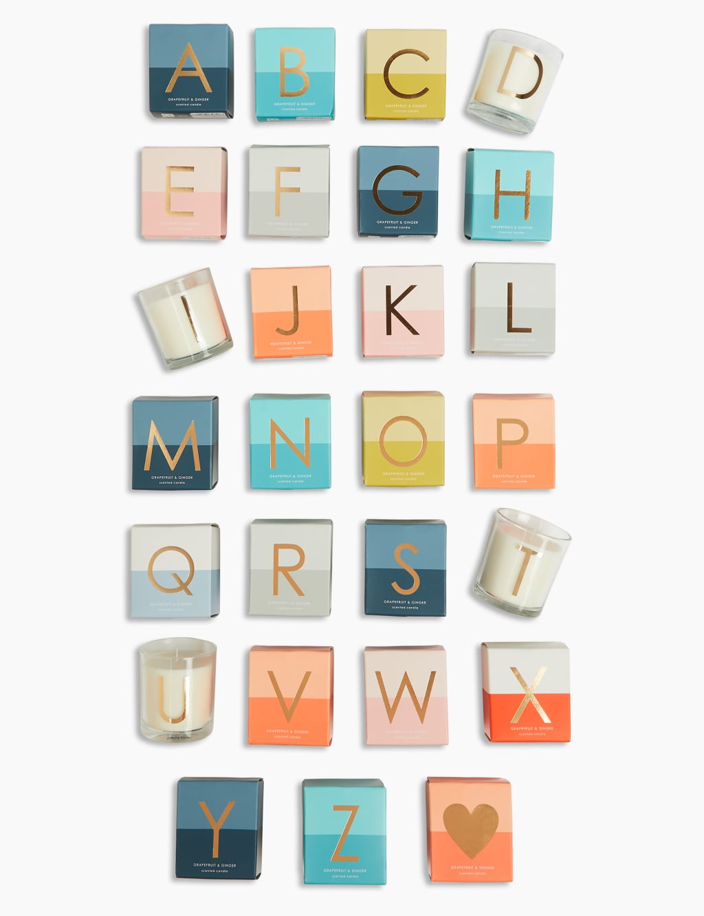 Alphabet Scented Candle 2 of 7