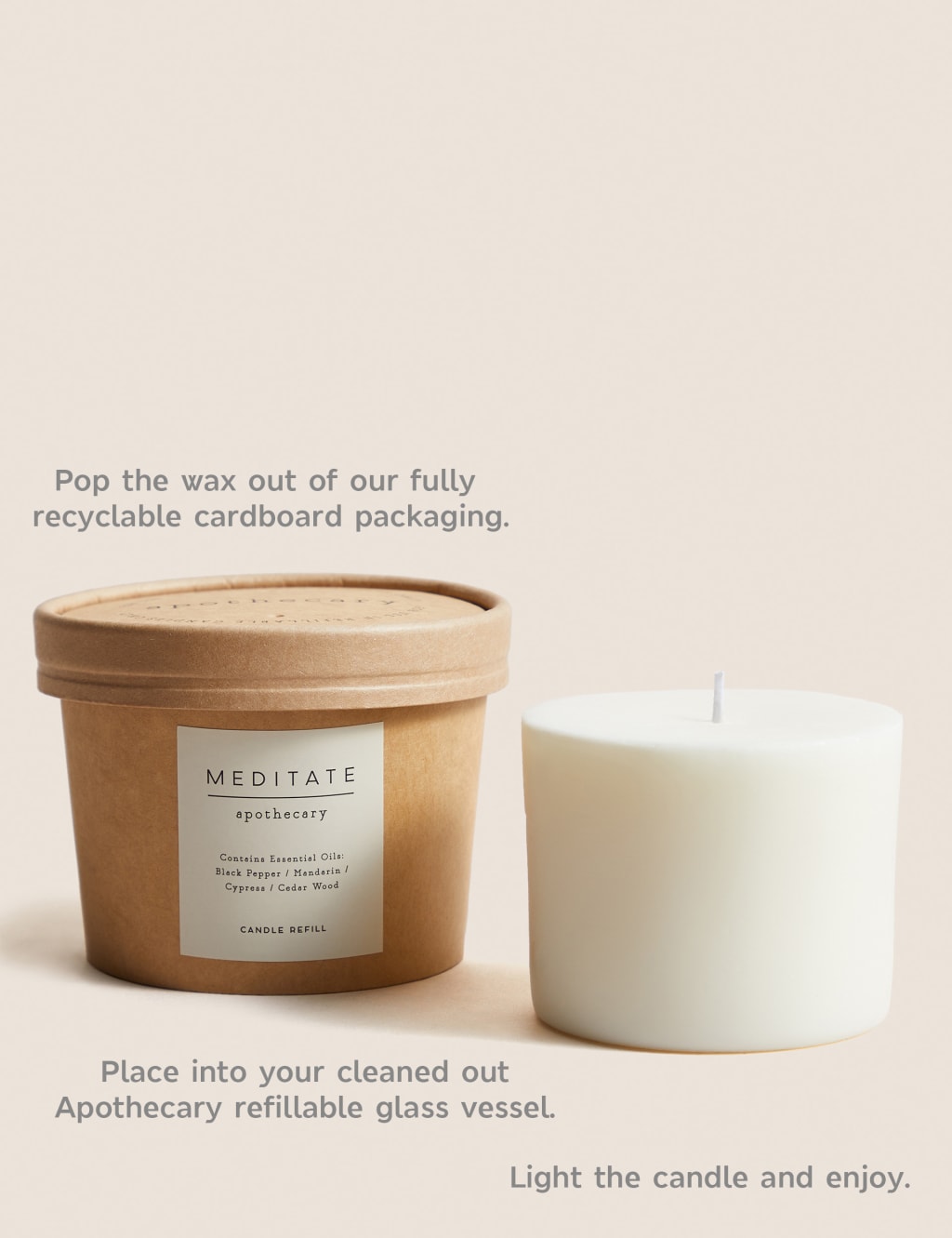 Meditate Candle Refill 4 of 7