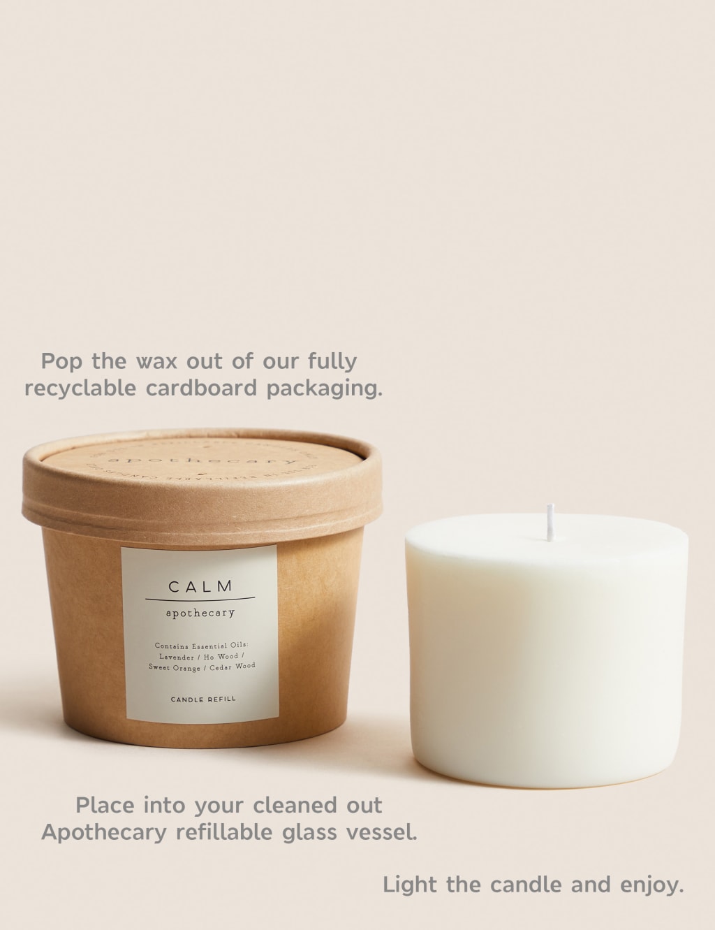 Calm Candle Refill 4 of 6