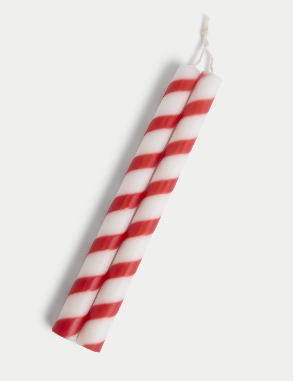 Set of 2 Candy Stripe Dinner Candles 2 of 3