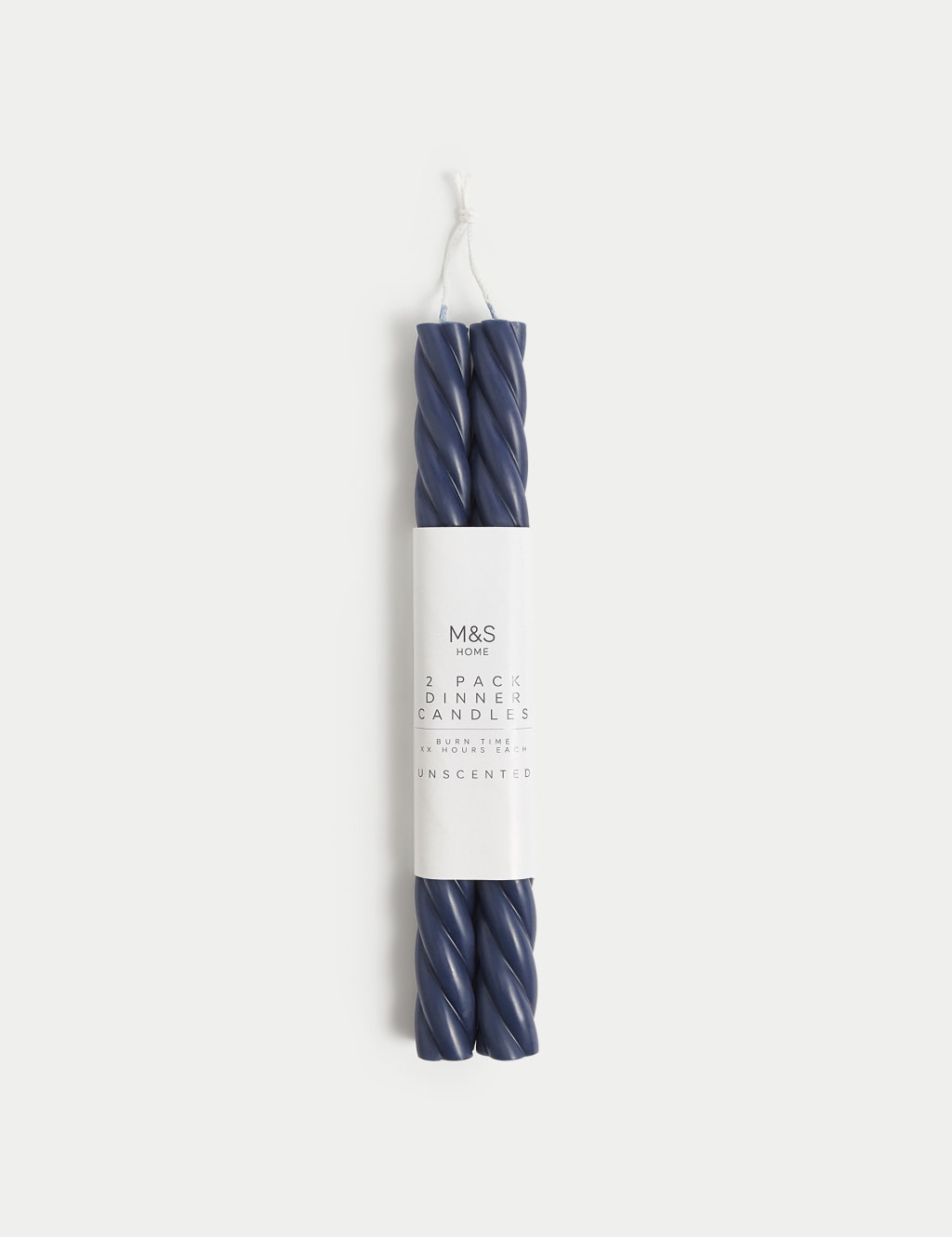 Set of 2 Twisted Dinner Candles 1 of 3