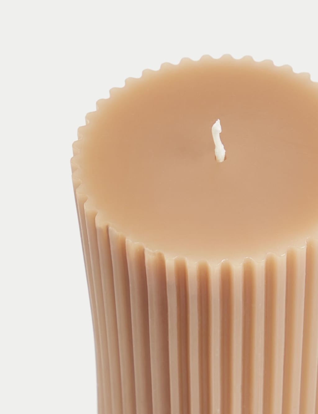 Tall Ridged Pillar Candle 3 of 6