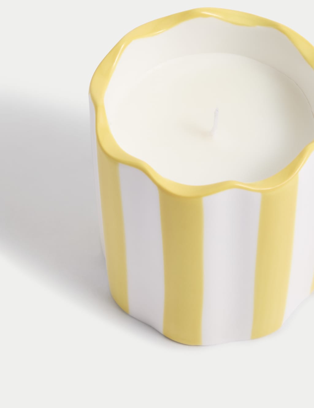 Yuzu & Pomegranate Striped Scented Candle 2 of 3