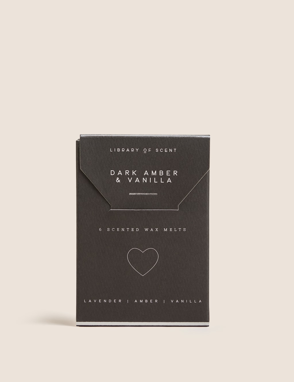 Dark Amber & Vanilla Heart Wax Melts 1 of 3