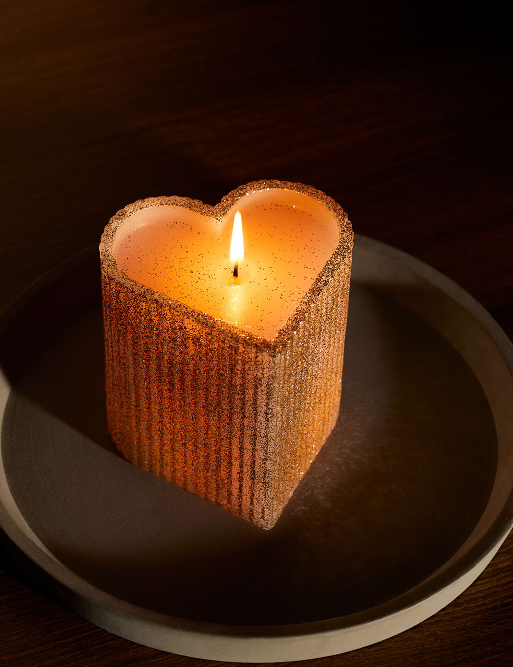 Heart Pillar Light Up Candle 2 of 5