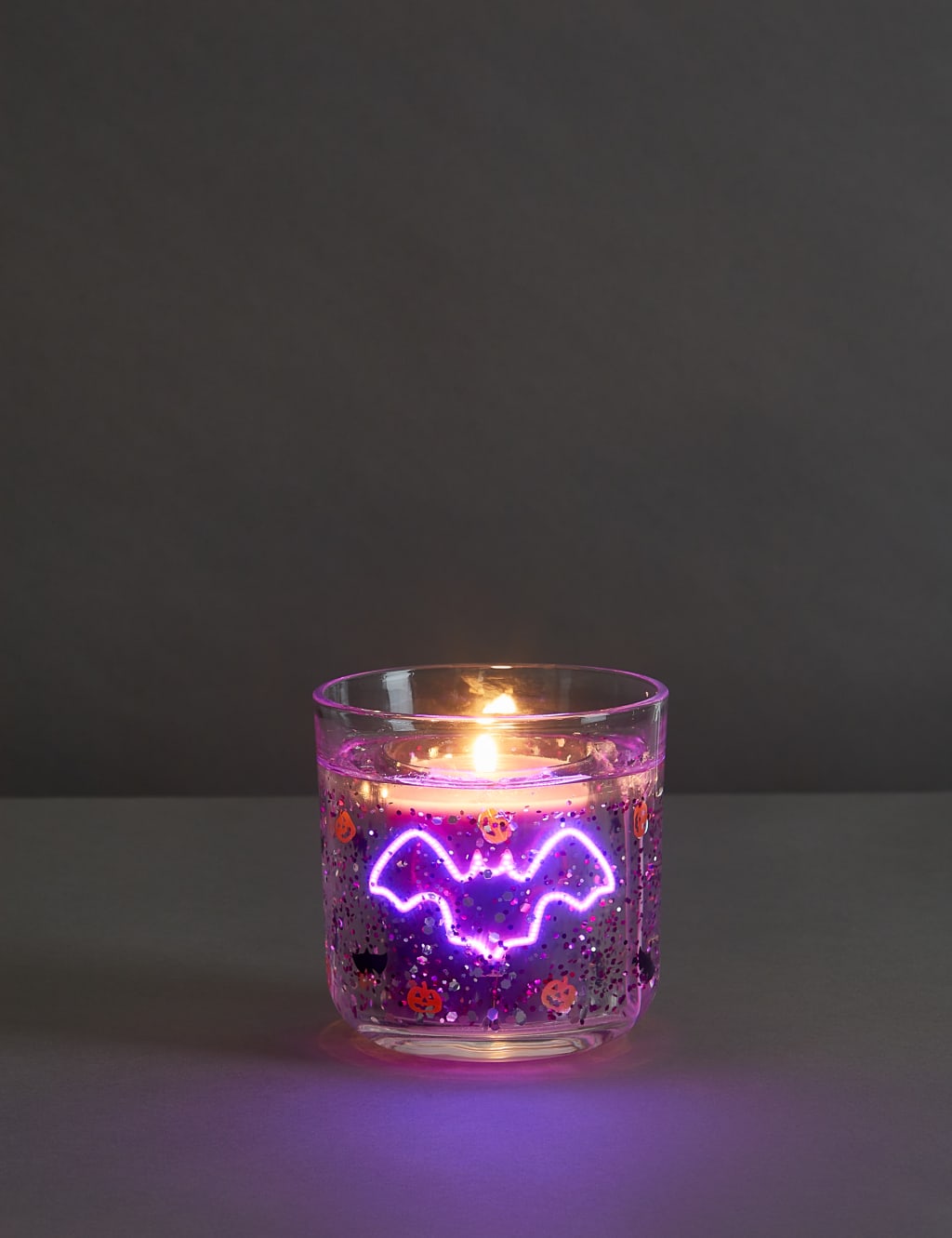 Halloween Pumpkin Spiced Light Up Candle M S Collection M S