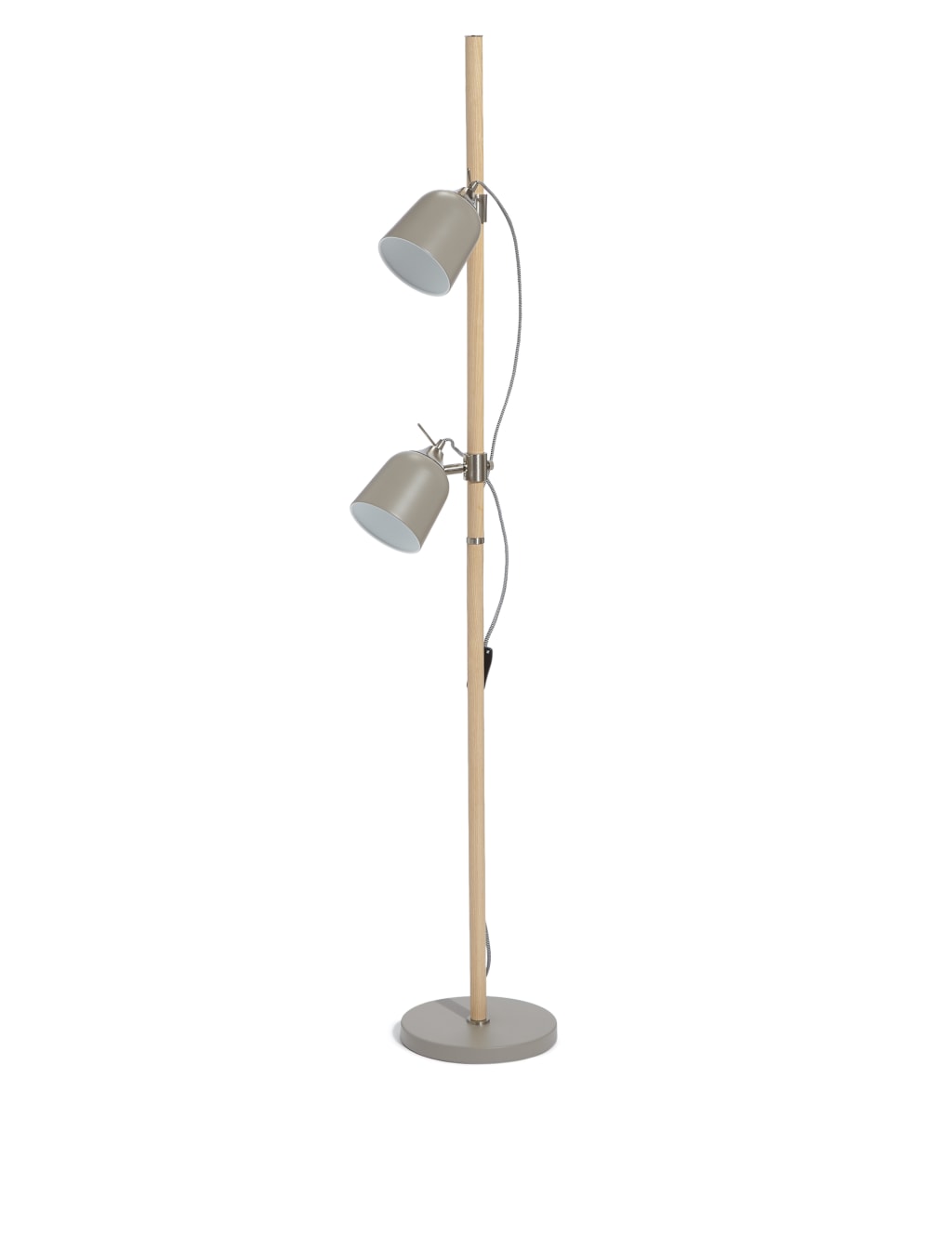 2 Head Adjustable Floor Lamp 1 of 6