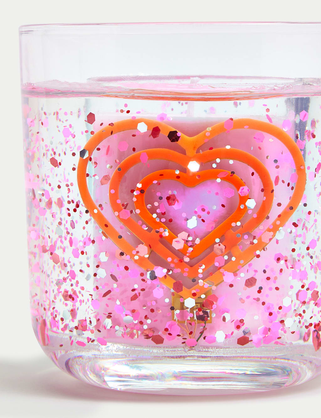 Neon Heart Light Up Candle 4 of 4