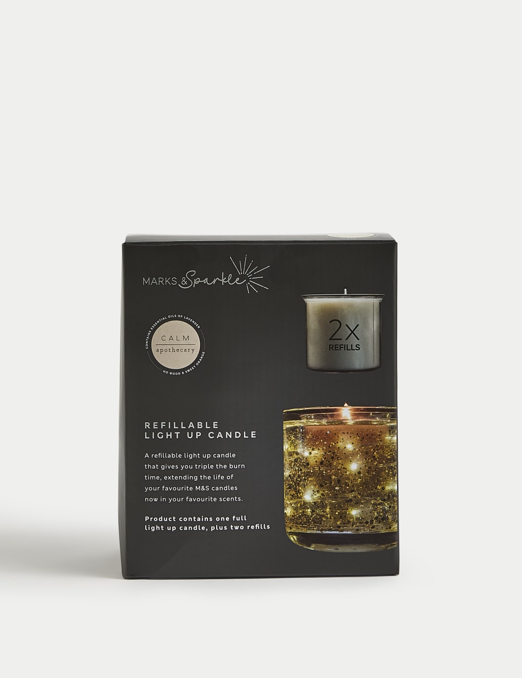 Calm Light Up Candle & Refill Set 6 of 6
