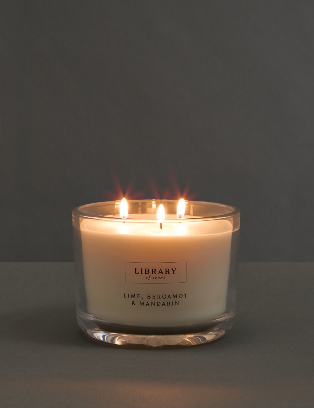 Lime, Bergamot & Mandarin 3 Wick Candle 2 of 5