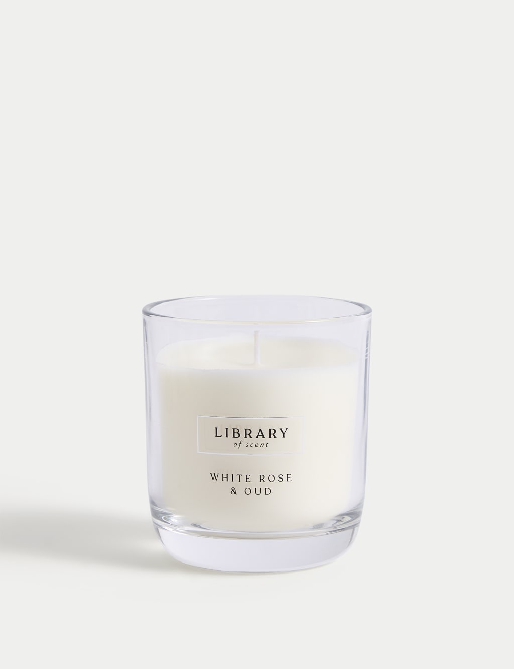 White Rose & Oud Scented Candle 4 of 7