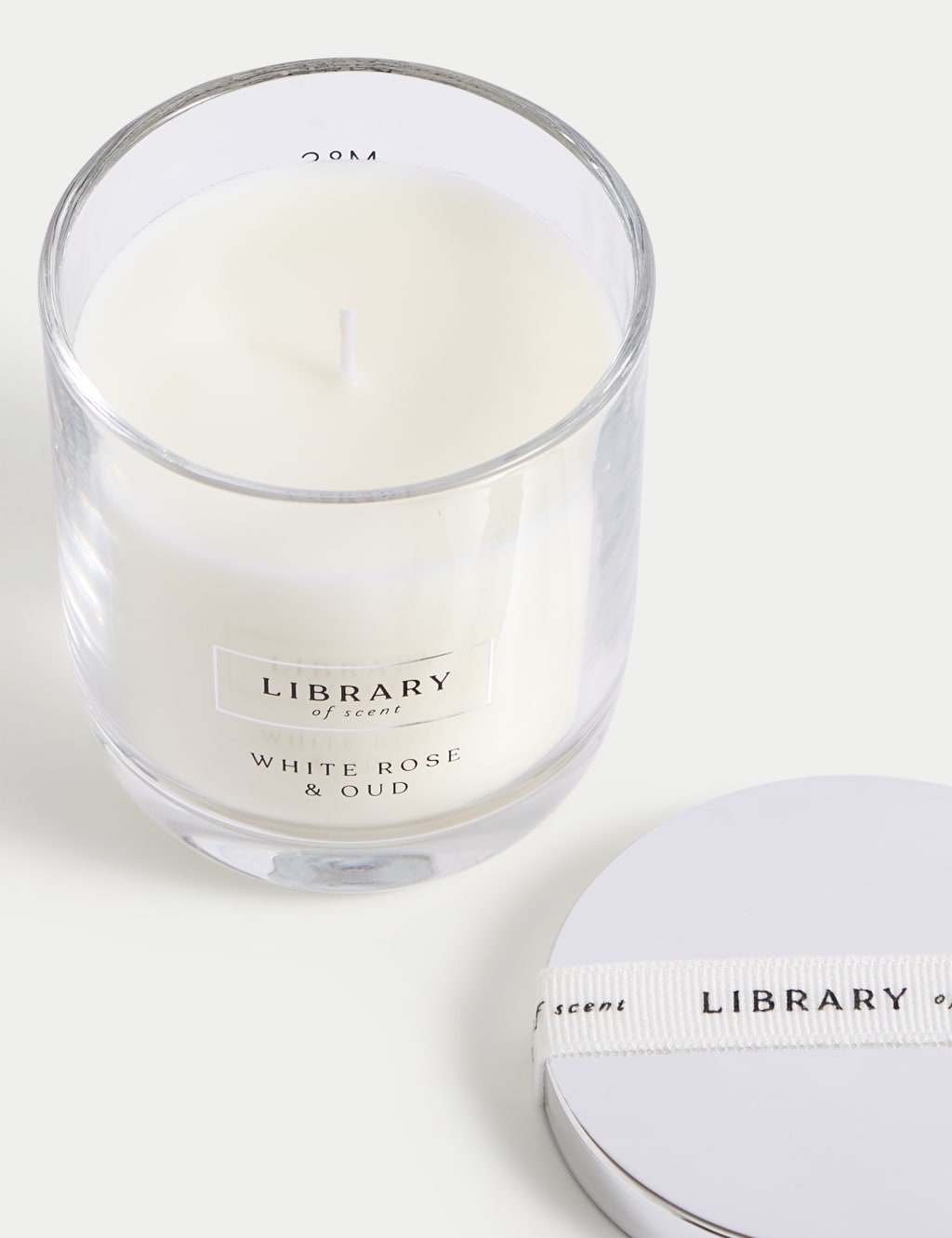 White Rose & Oud Scented Candle 5 of 7