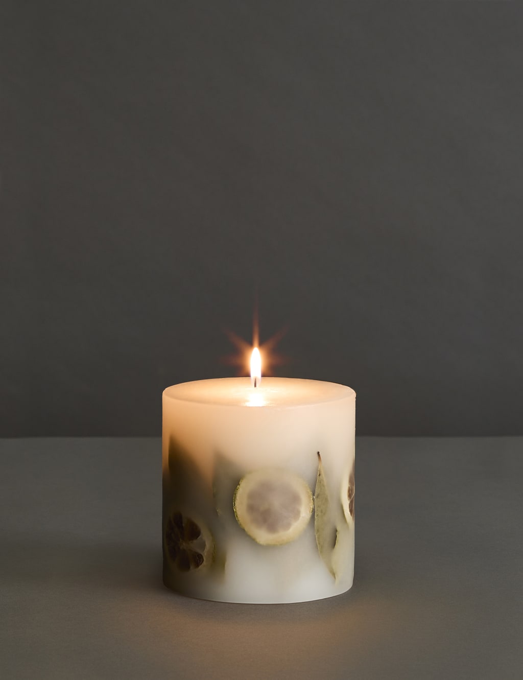 Lime, Bergamot & Mandarin Scented Candle 2 of 5