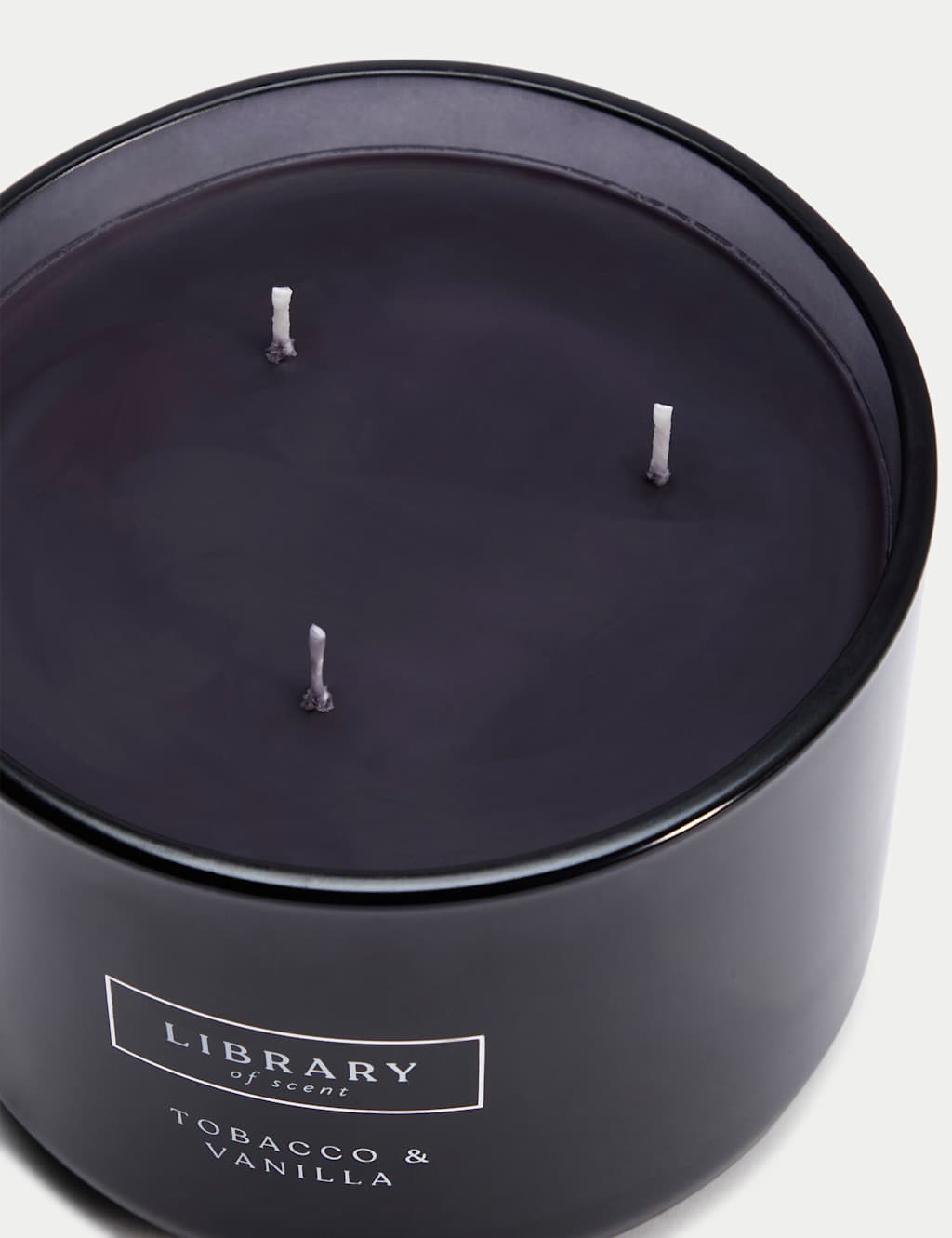 Tobacco & Vanilla Noir 3 Wick Candle 2 of 4