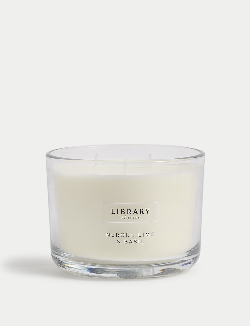Neroli, Lime & Basil 3 Wick Candle 2 of 4