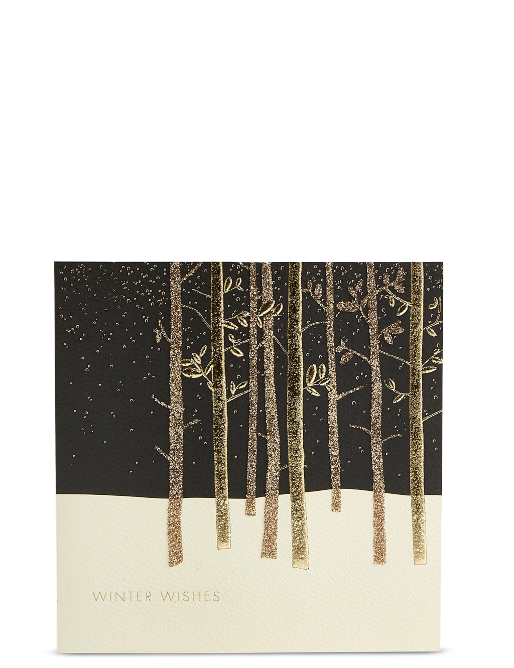 Gold Forest Christmas Charity Cards Pack of 15 1 of 4