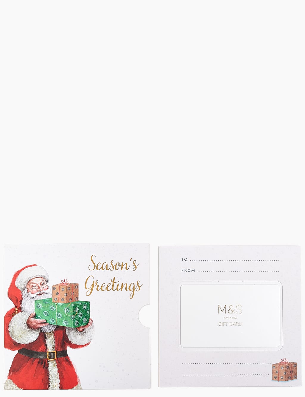 Santa with Presents Gift Card 2 of 4