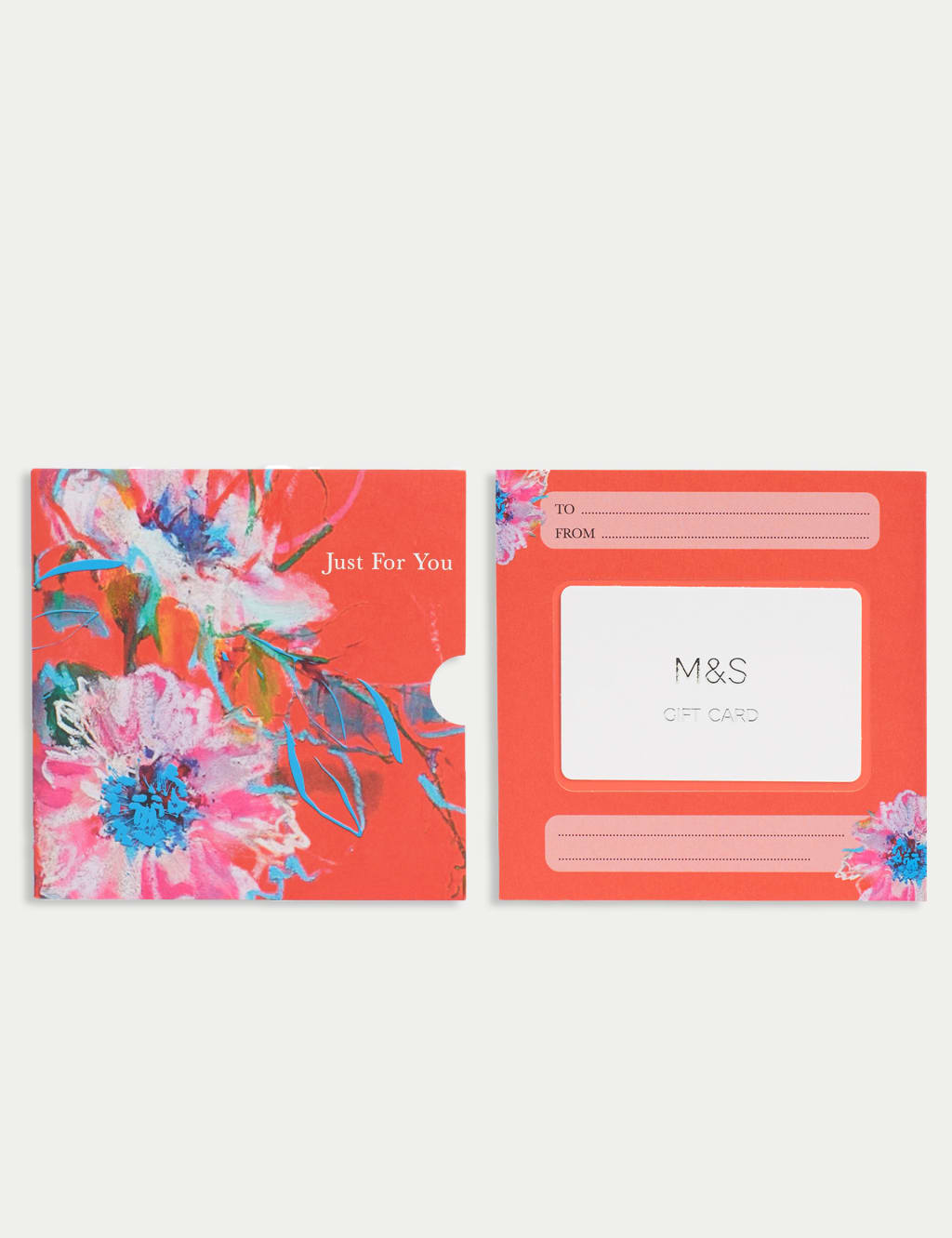 Coral Floral Gift Card 2 of 4