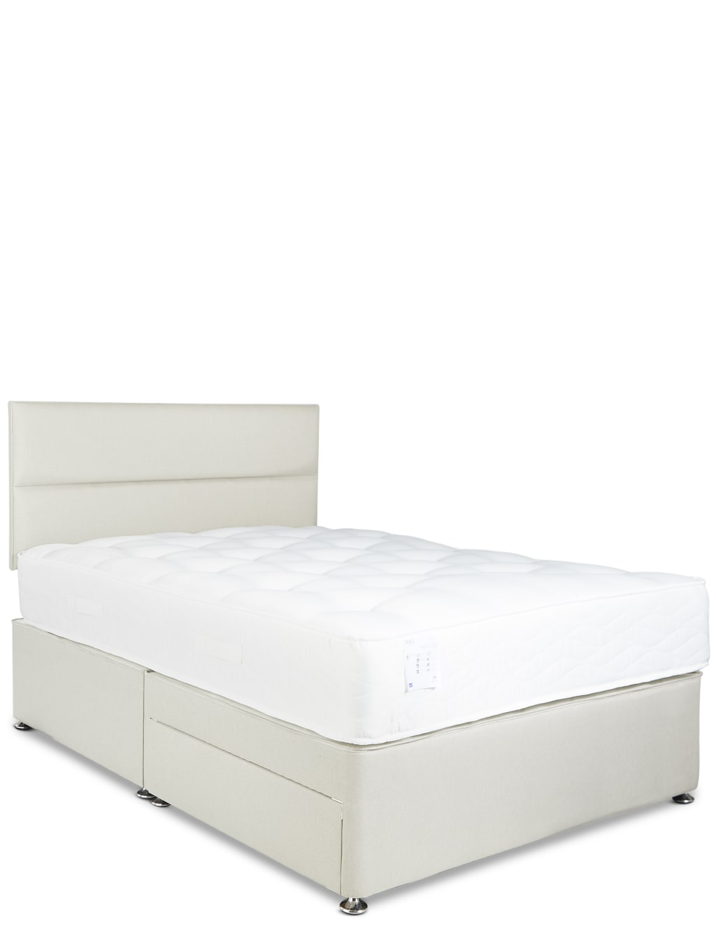Natural 1050 Headboard, Mattress & Divan Set 1 of 6
