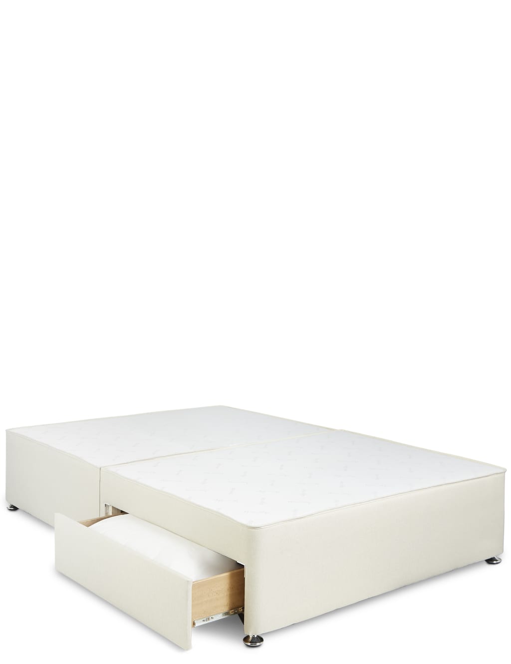 Natural 1050 Headboard, Mattress & Divan Set 3 of 6