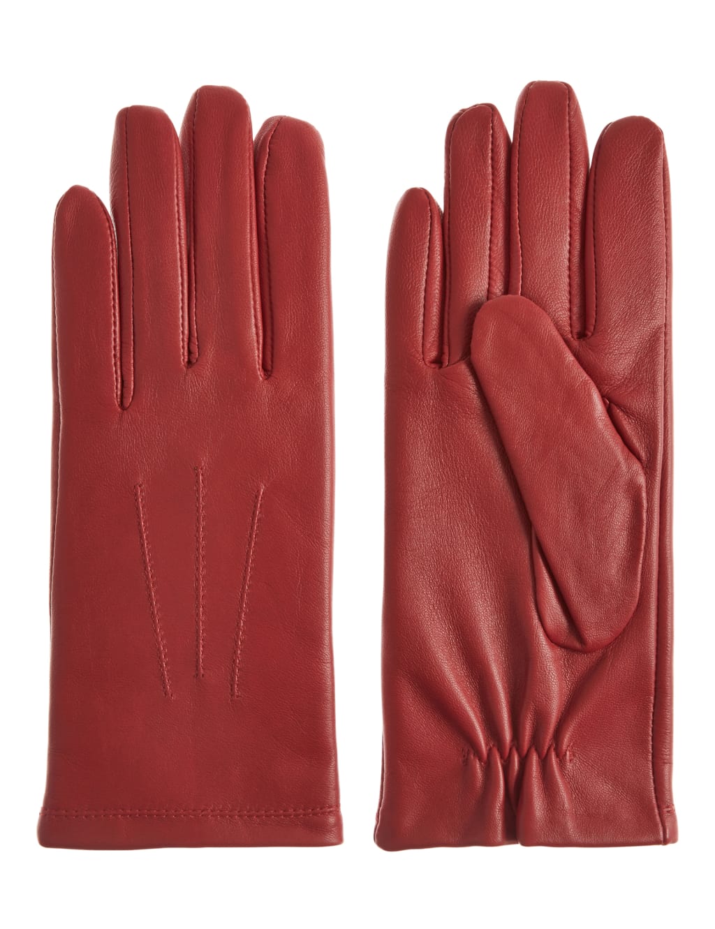 Leather Stitch Detail Gloves M S Collection M S