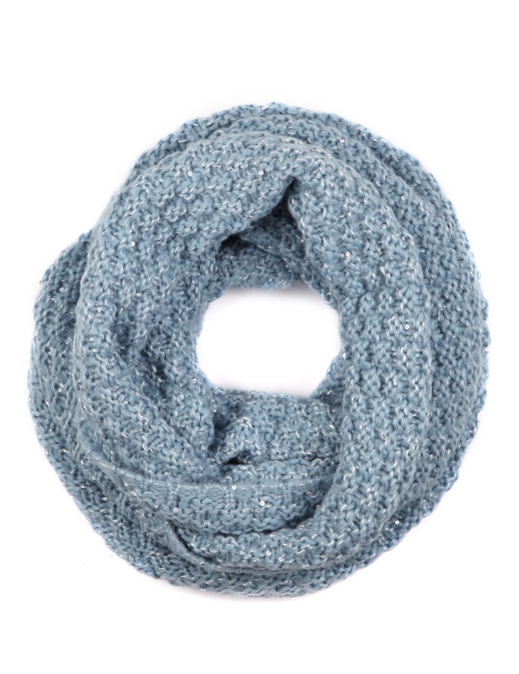Sequin Embellished Snood Scarf 1 of 3