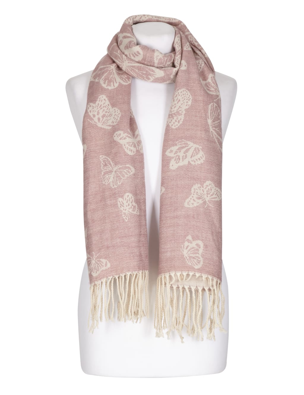 Lightweight Butterfly Jacquard Scarf 3 of 3
