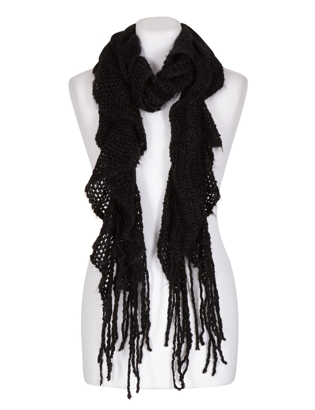 Cashmilon™ Ruffle Knitted Scarf 3 of 3