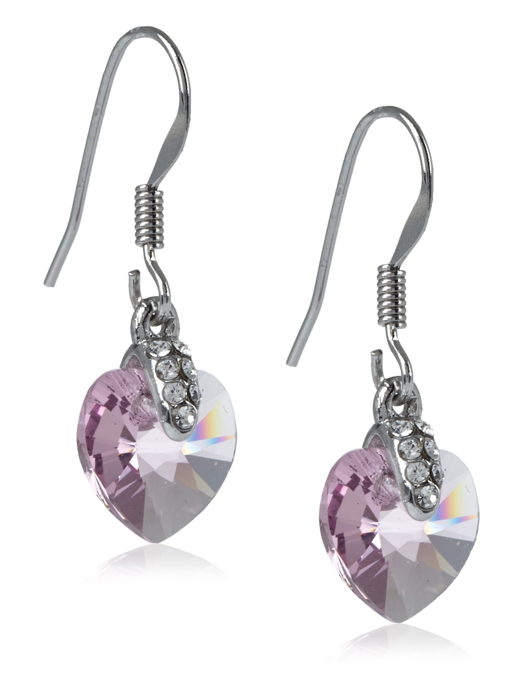 SWAROVSKI★[正規品] Lifelong Heart Drop Earrings 5517942 Lifelong Heart drop earrings, Heart, White, Rose gold-tone