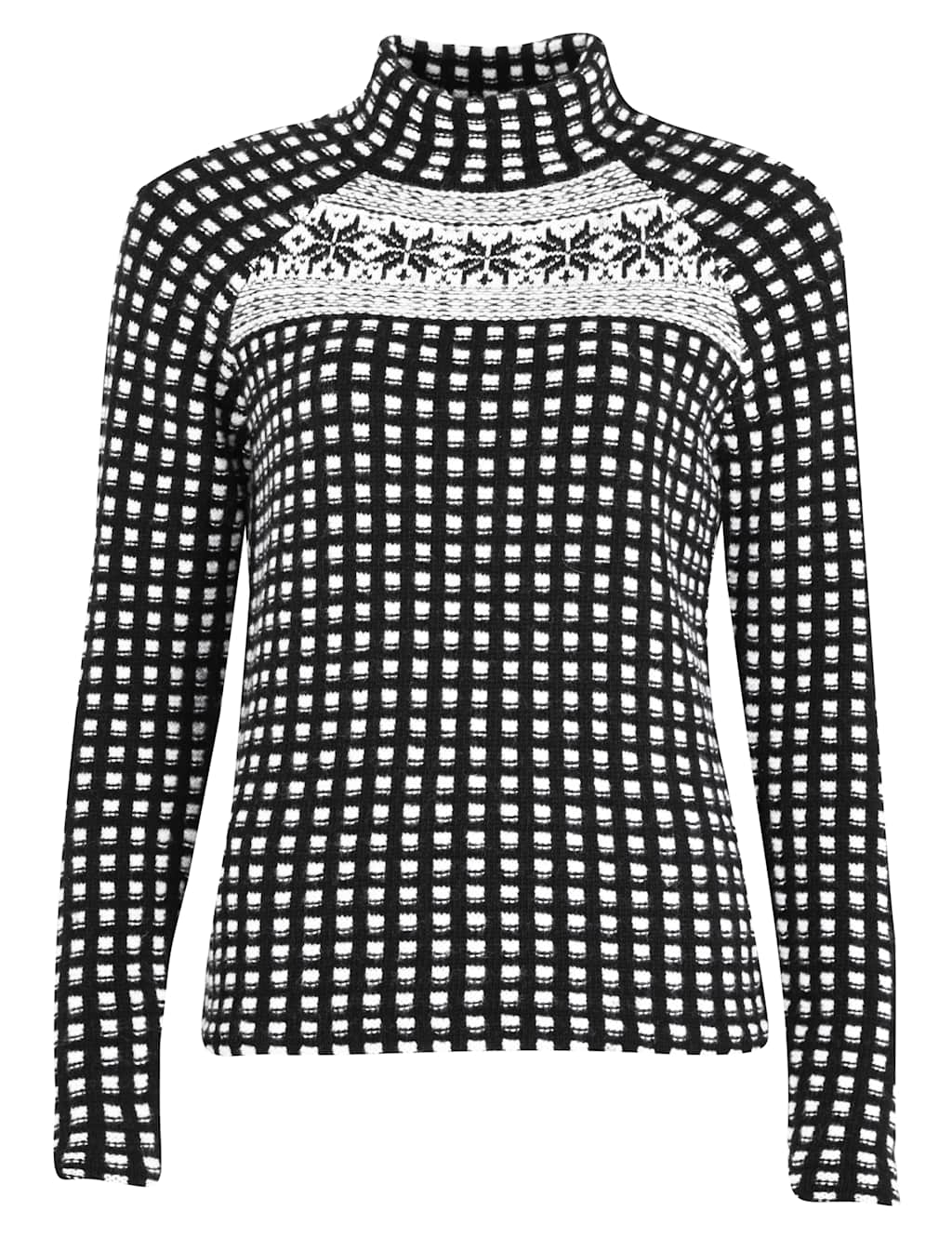 Snowflake Christmas Jumper with Wool 4 of 6