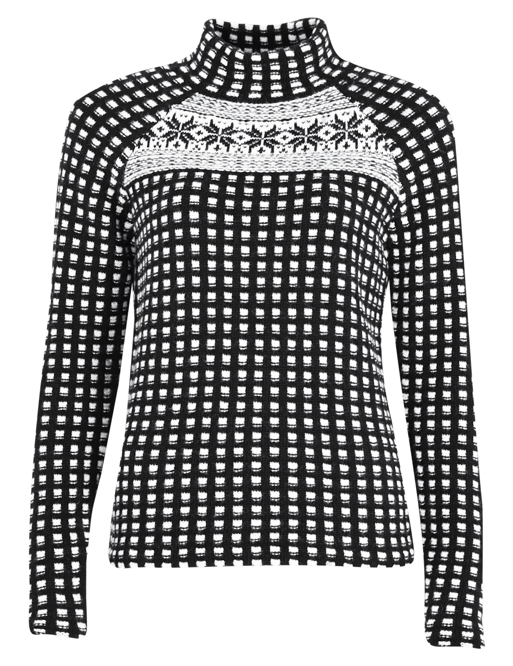 Snowflake Christmas Jumper with Wool 2 of 6