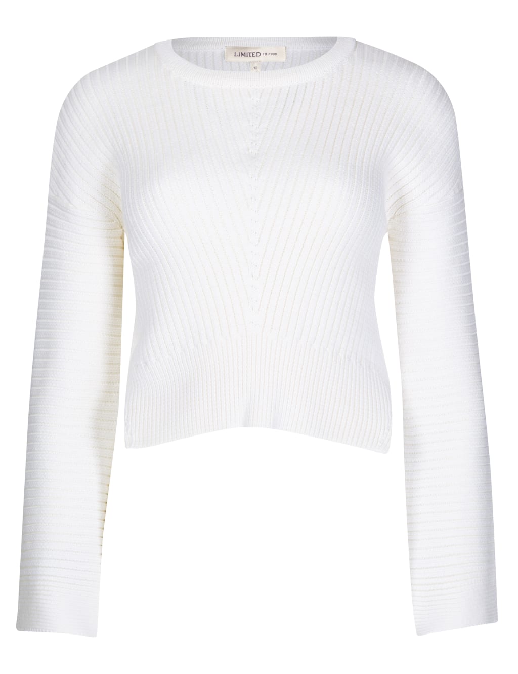 Pure Cotton Wide Sleeve Cropped Jumper 4 of 6