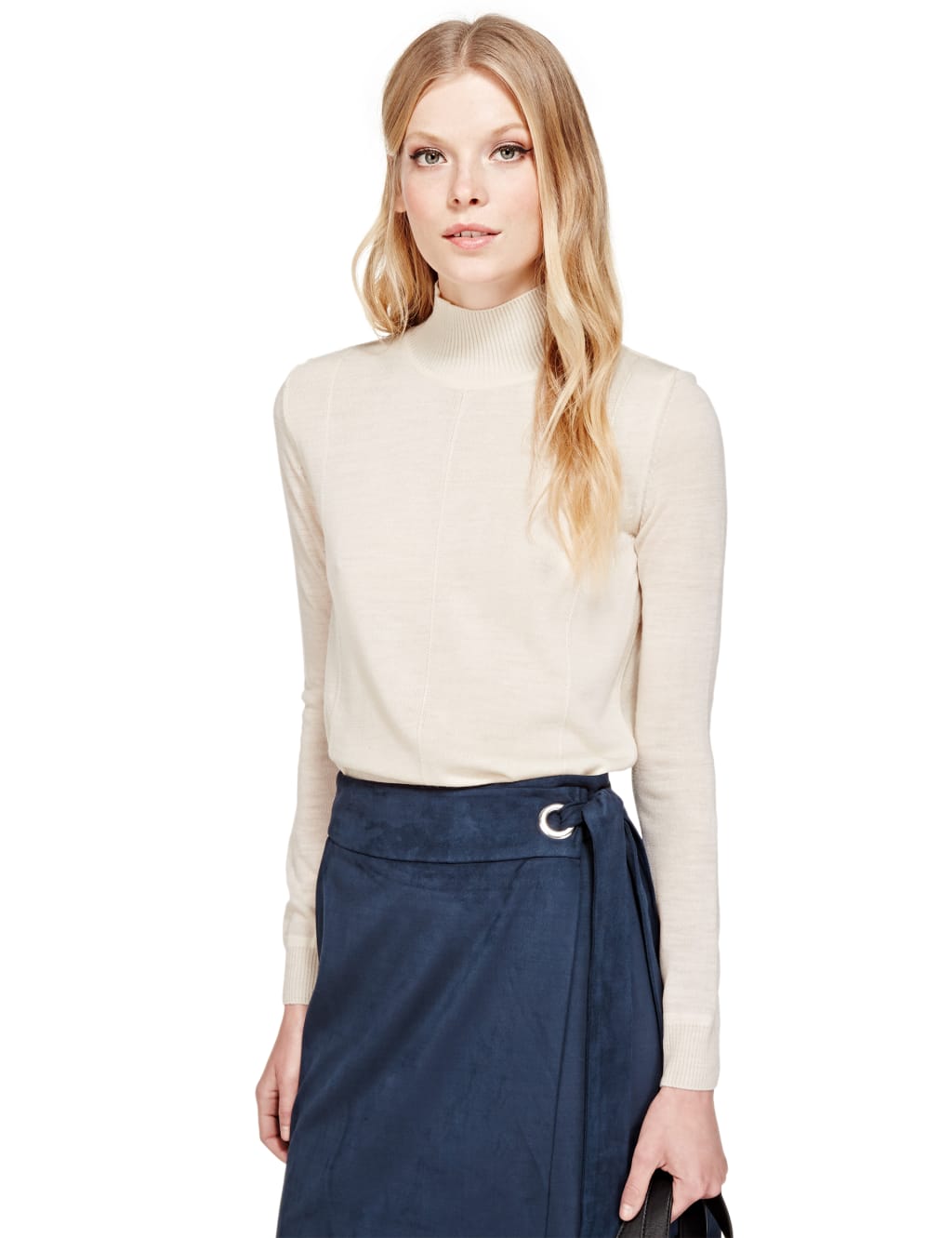 Sheer Polo Neck Jumper Limited Edition M S