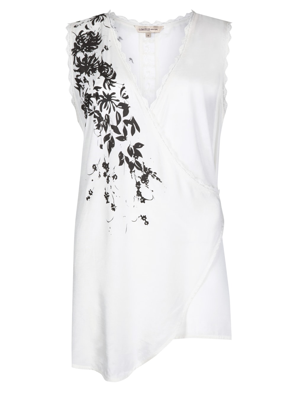 Printed Tunic Wrap Top 4 of 6