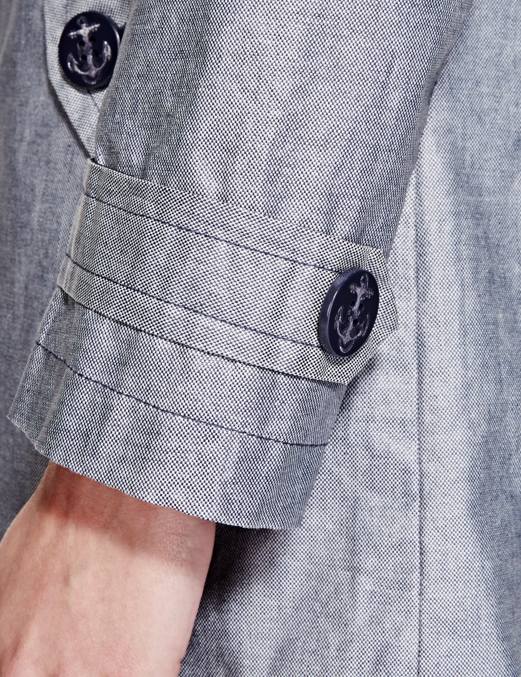 Denim Look Mac with Stormwear 7 of 8