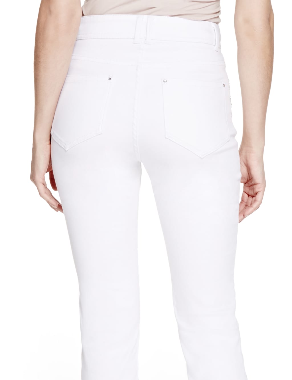 Roma Rise Embellished Cropped Jeans 5 of 5