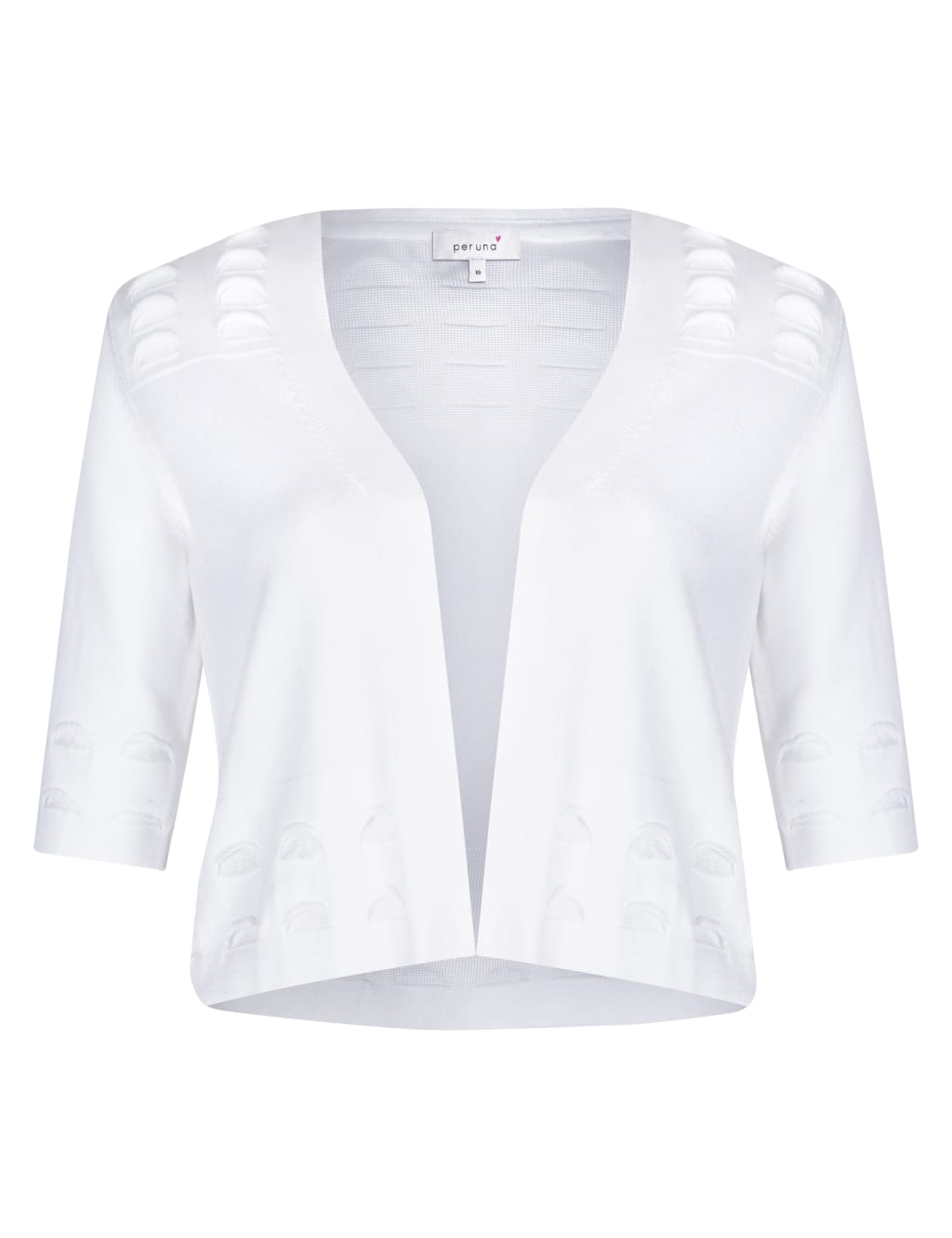 Open Front Textured Bolero 4 of 6