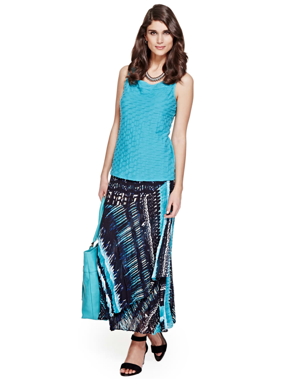Tribal Print Maxi Skirt 4 of 5