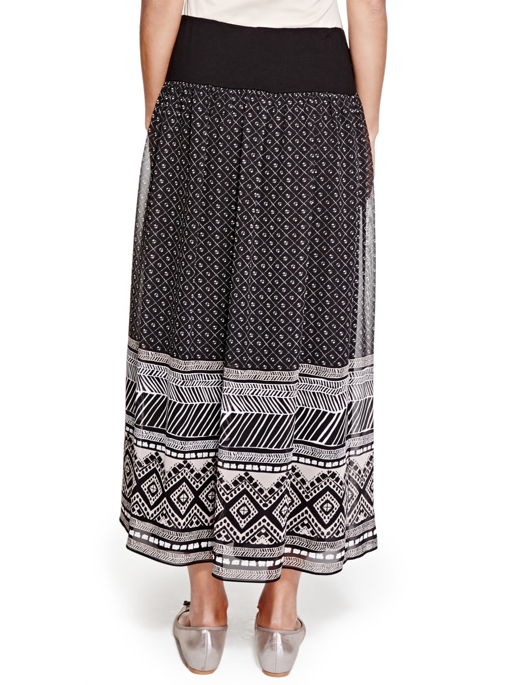 Aztec Border Maxi Skirt 6 of 6