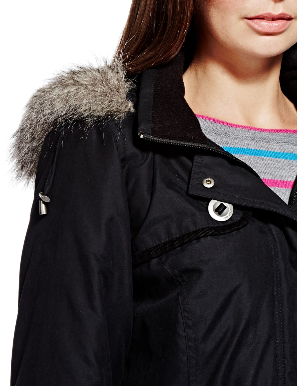 Faux fur hood trim hotsell