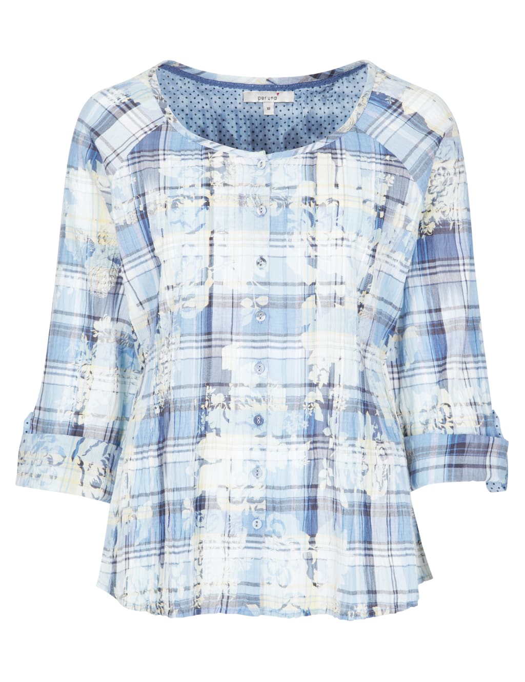 Pure Cotton Orchid Checked Shirt 4 of 8