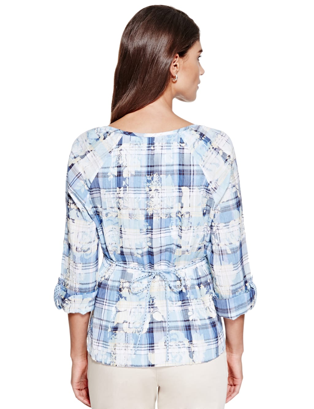 Pure Cotton Orchid Checked Shirt 6 of 8